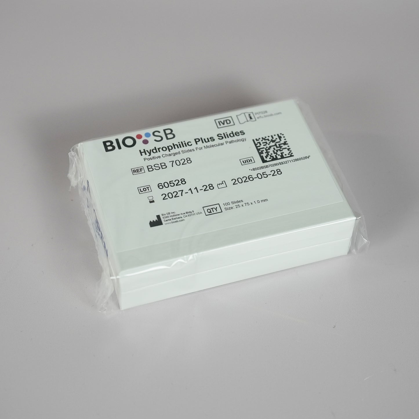 Hydrophilic Plus Slides